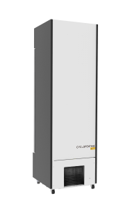 KOELKAST GLASDEUR ZWART