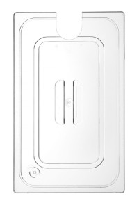 Deksel voor GN containers met uitsparing voor sous vide stick