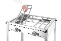 Green fire met 2 branders