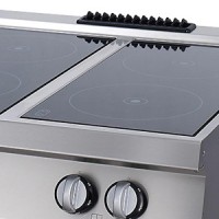 Heavy Duty Kookplaat - 4 Pitten - Infrarood - Enkel - 70 cm Diep - Elektrisch