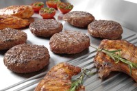 Bakplaat 1/3 geribbeld