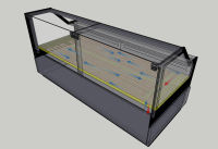 KOELVITRINE PLAATKOELING 2.5