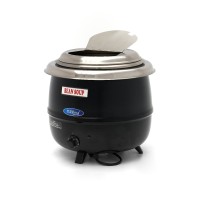 Soepketel - 13 L - Uitneembare binnenpan - met Dekselklep & Lepeluitsparing