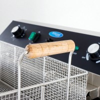 Frituurpan - 45 L - 1 Mand - met Tapkraan - 400V