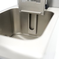 Frituurpan - 8 L - 1 Mand - Inductie - Liftsysteem - met Tapkraan