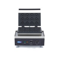 Donutmaker - 12 Mini Donuts - Ø 5 cm - Ingebouwde Timer