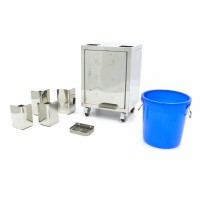 Onderstel Sinaasappelpers - voor MAJ-26X/-50X - incl. Afvalbak - met Wielen