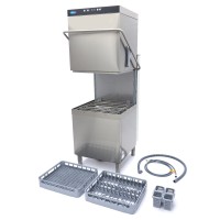 Doorschuifvaatwasser - 50 x 60 cm - met Glansspoel- en Zeeppomp – 400V