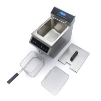 Frituurpan - 8 L - 1 Mand - Inductie - met Tapkraan