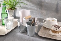 Dubbele emmer met handvat