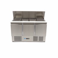 Saladette - 400 L - 137 cm - 3 Deuren - incl. Snijplank