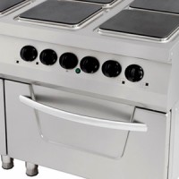 Premium Fornuis - 6 Pitten - Driedubbel - 90 cm Diep - incl. Oven - Elektrisch