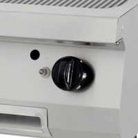 Premium Grillplaat - Gegroefd - Enkel - 90 cm Diep - Gas