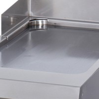 Premium Grillplaat - Glad - Enkel - 90 cm Diep - Gas