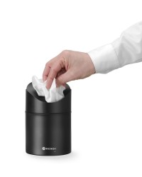 Tafelformaat prullenbak met schommeldeksel