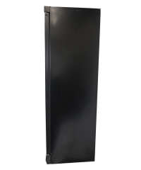 KOELKAST GLASDEUR 382L ZWART