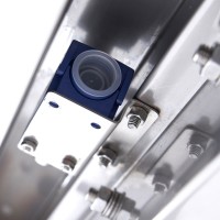 Afvoer Rollertafel van RVS - voor Korventransport Vaatwasser