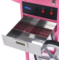 Suikerspinmachine – Ø 52 cm – Roze – met Onderstel