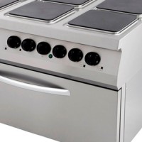 Premium Fornuis - 6 Pitten - Driedubbel - 90 cm Diep - incl. Brede Oven - Elektrisch