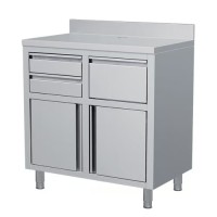 RVS KOFFIE WERKTAFEL 1000X600