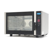 Combisteamer - 4 Bakken (1/1 GN / 60 x 40 cm) - Digitaal Display - 400V