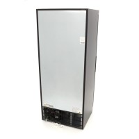 Vrieskast - 600 L - 6 Vaste Roosters - Zwart