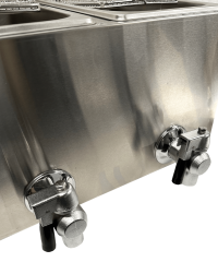 ELEK TAFELFRITEUSE 2X4 L