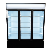 KOELKAST 3 GLASDEUREN