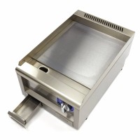 Horeca Grillplaat - Glad - Enkel - 60 cm Diep - Elektrisch