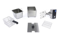 Frituurpan - 8 L - 1 Mand - tot 1,4 Kg Frites