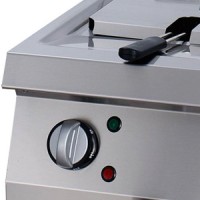 Heavy Duty Friteuse - 1 x 12 L - Enkel - 70 cm Diep - met Tapkraan - Elektrisch