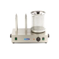 Worstenwarmer - Ø 20 x 24 cm - Vaatwasbestendig - met 4 Verwarmingsstaven