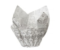 Vetbestendig papieren inlegvel voorgevormd - 150 st.