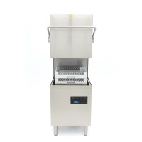 Doorschuifvaatwasser - 50 x 50 cm - met Afvoer-, Glansspoel- en Zeeppomp – 400V