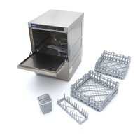 Glazenspoelmachine - 35 x 35 cm - met Afvoer-, Glansspoel- en Zeeppomp