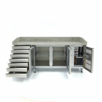 Pizzawerkbank - 202 cm - 2 Deuren - 7 Laden