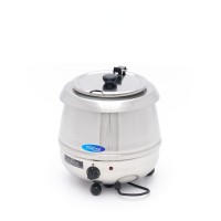 Soepketel - 10 L - Uitneembare binnenpan - Rvs - met Lepeluitsparing