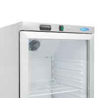 Koelkast - 400 L - Rvs - met Glazen Deur