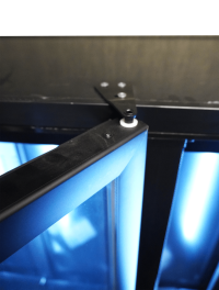 KOELKAST 3 GLASDEUREN ZW HEAT