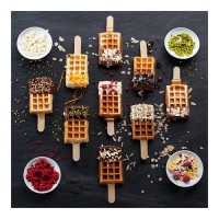 stokjes wafel bakapparaat