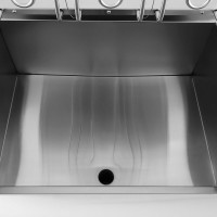 Frituurpan - 45 L - 1 Mand - met Tapkraan - 400V
