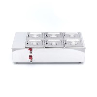 Chocoladesmelter - 6 x 1/6 GN 10 cm