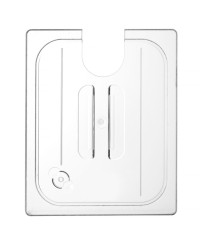 Deksel voor GN containers met uitsparing voor sous vide stick