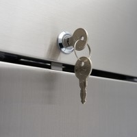 Vrieskast - 400 L - 3 Verstelbare Roosters - Roestvrijstaal - op Wielen