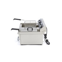 Frituurpan - 2x 16 L - 2 Manden - met Tapkraan