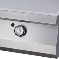 Heavy Duty Grillplaat - Glad Chroom - Dubbel - 70 cm Diep - Elektrisch