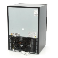 Vrieskast - 200 L - 2 Vaste Roosters - Zwart