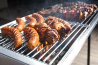 Houtskoolbarbecue Patio