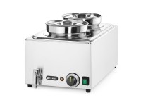 Set: Bain-marie HENDI Ranger + 2x bak 4L met deksel
