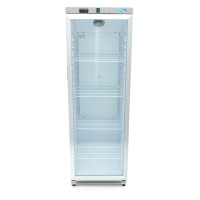 Koelkast - 400 L - Rvs - met Glazen Deur